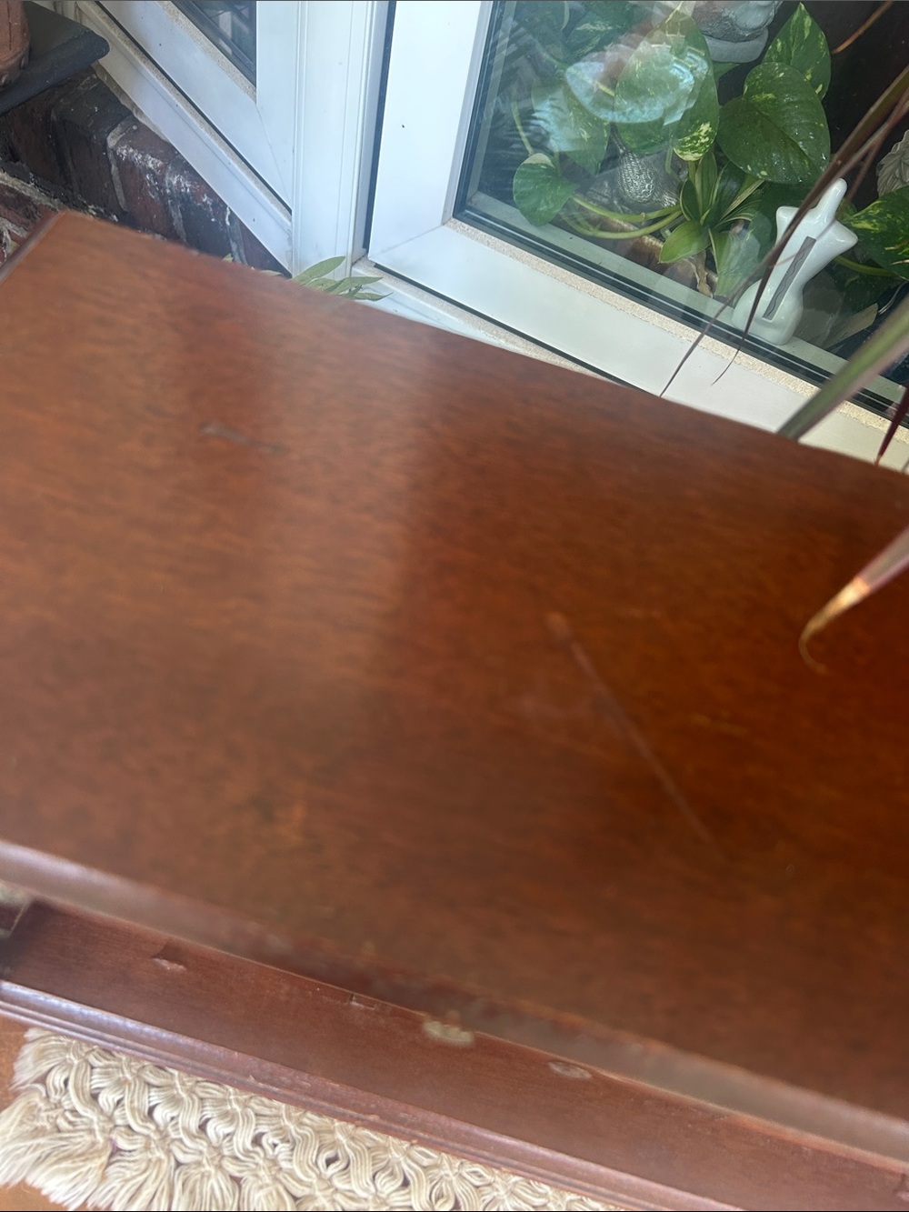 Vintage Wooden Jewelry Box - Picture 12 of 16